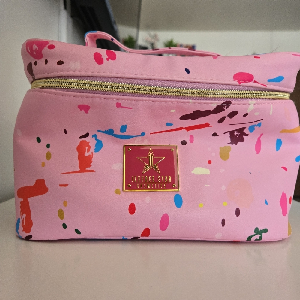 Jeffree Star Multicolor Splash Cosmetic Bag